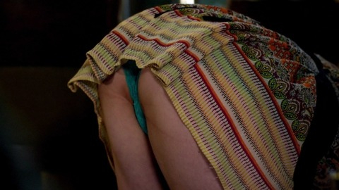 Leah Gibson in The Returned (2015) Sexy Underwear Bent Over Green Underwear 761800