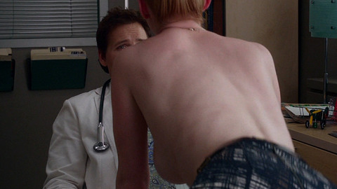 Betty Gilpin in Nurse Jackie (2009-2015) Sexy Blonde Doctors Office 725355