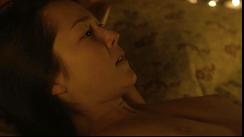 Ashley Valentine from Hemlock Grove Naked. Breasts, Asian, brunette. 724661