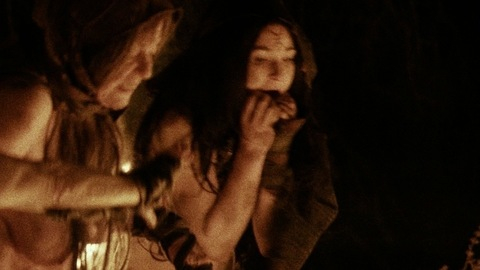 Brynn Horrocks Naked in The Lords of Salem. Bush, brunette, campfire. 728965