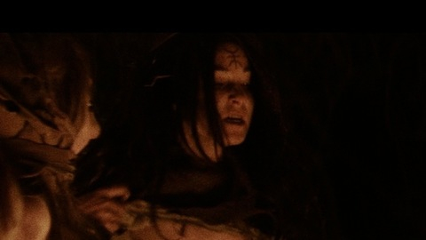 Brynn Horrocks Nude as Mary Webster. Breasts, campfire, face tattoo. 728966