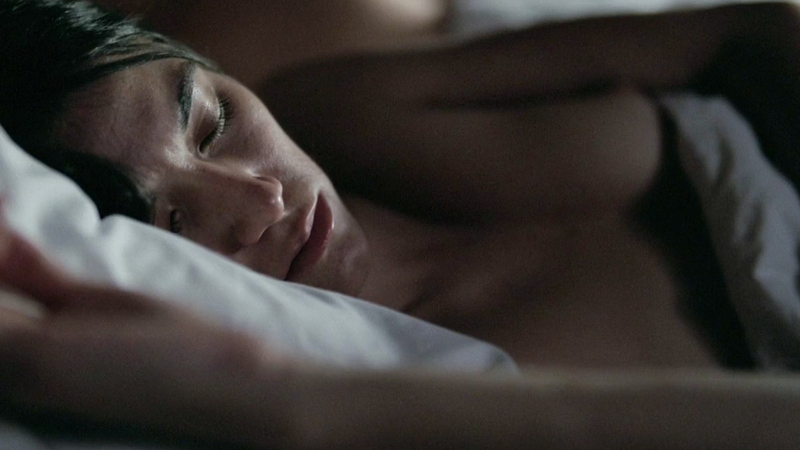 Nathalia Acevedo Nude as Natalia. Breasts, black hair, laying in bed. 730652