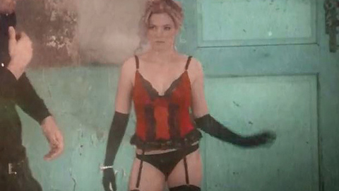 Nadine Petry in Snowblind (2010) Sexy Black Panties Black Stockings 725503
