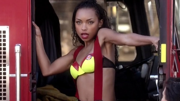 Hottest Jelena Howard Scenes. Sexy, Underwear, Black, black leather shorts. 782055