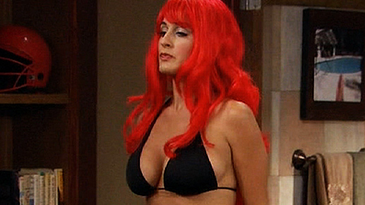 Hottest Nicole Travolta Scene in Anger Management. Sexy, SFW, black booty shorts. 726692