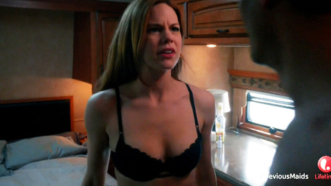 Sexiest Scenes of Peri Westmore from Devious Maids. Underwear, SFW, bedroom. 727385