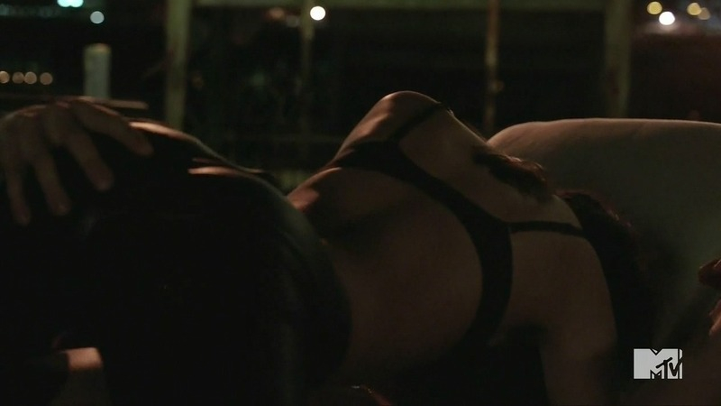 Sexiest Victoria Justice Scene in Eye Candy. Underwear, SFW, black leather pants. 755725