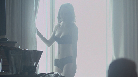 Hottest Rachel Brosnahan Scene in House of Cards. Underwear, SFW, black underwear. 727298