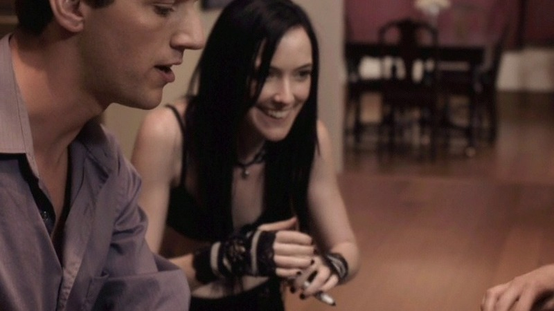 Sexiest Alexandra Mihill Scene in American Virgins. Bikini, SFW, black bra. 737347