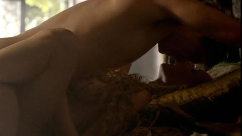 Rebecca Ferguson Nude as Elizabeth Woodville. Breasts, couple, couple kissing. 727802