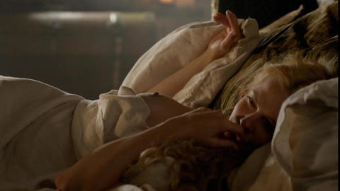 Nudes of Elizabeth Woodville from The White Queen. Breasts, blonde, hard nipple. 727806