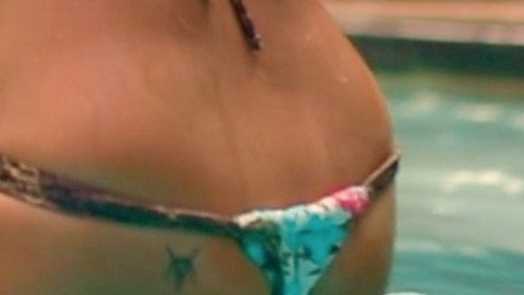 Sexiest Kylie Scenes. Bikini, SFW, back exposed. 728158