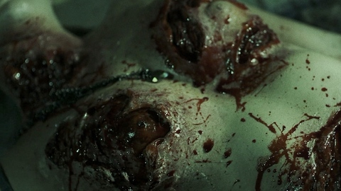 Tory Taranova Naked in Butcher Boys. Breasts, Prosthetic, Body Double, blood, blood on breasts. 1009075