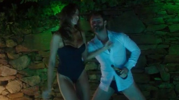 Hottest Mădălina Diana Ghenea Scene in Dom Hemingway. Bikini, Sexy, SFW, black bikini. 748694