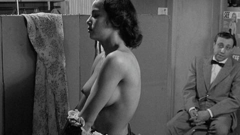 Michèle Bailly Nude in Two Men in Manhattan. Breasts, black and white, black hair. 729046