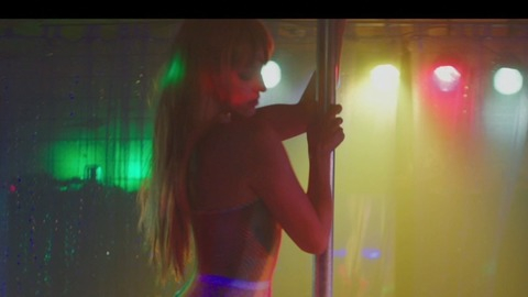 Dianna Agron in Bare (2015) Sexy Underwear Blonde Fishnets 776685