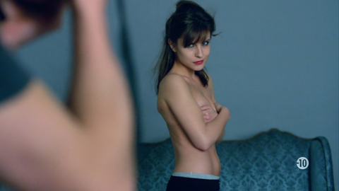Sexiest Flore Bonaventura Scene in La source. Sexy, SFW, black hair. 735679