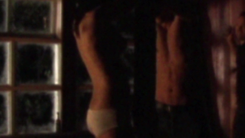 Hottest Frida Farrell Scene in Behind Your Eyes. Underwear, back exposed, couple tied up. 730082
