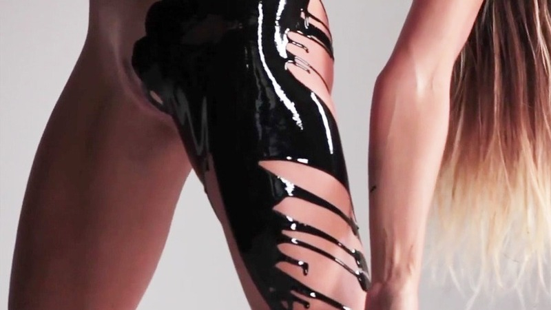 Emma Rigby Nude as Herself. Bush, blonde, body paint. 759728