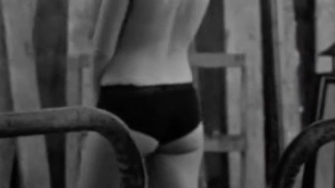 Gina Bramhill in Lotus Eaters (2011) Underwear Back Exposed Black And White 730851