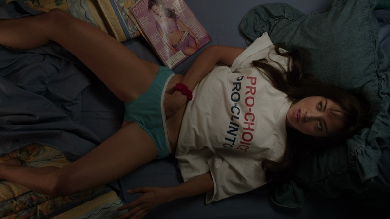 Sexiest Aubrey Plaza Scene in The To Do List. Sexy, Underwear, blue panties, brunette. 731959