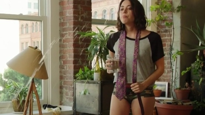 Sexiest Scenes of Aubrey Plaza from Welcome to Sweden. Underwear, SFW, brunette. 746531