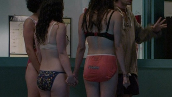 Sexiest Scenes of Wendy from The To Do List. Underwear, SFW, black bra. 731957