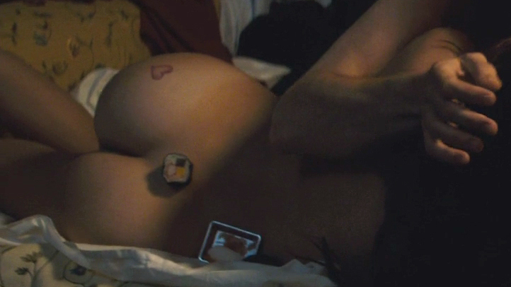Charlotte Le Bon Naked in Le grand méchant loup. Butt, bedroom, brunette. 731863