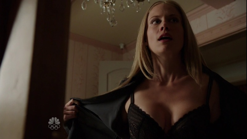 Sexiest Claire Coffee Scene in Grimm. Underwear, SFW, black bra. 732481