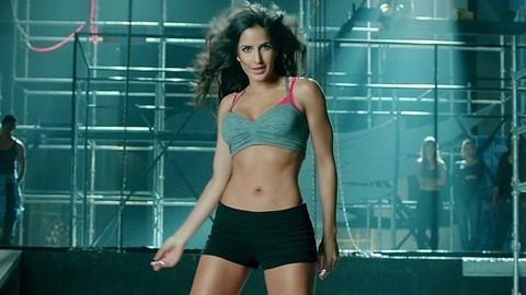 Hottest Katrina Kaif Scene in Dhoom: 3. Sexy, SFW, sports bra. 778718