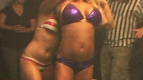 Hottest Natalie Padilla Scene in Best Night Ever. Bikini, blow-up pool, purple bikini. 737366