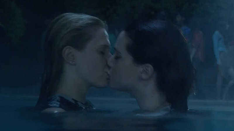 Faking It's Sexiest Scenes with Rita Volk. Lesbian, SFW, earring. 776178