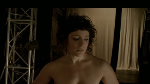 Nicki Miller Naked in Art Machine. Breasts, black hair, curly hair. 739165