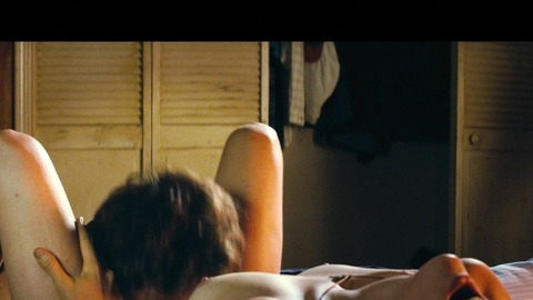 Louise Robinson Nude as Kingsley. Breasts, couple in bed, eating out. 740012