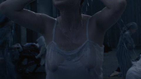 Clémence Thioly in Colette (2013) Sexy Nipples Through Wet Shirt See Through Top 735967