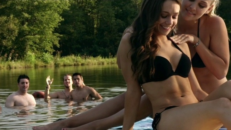 Sexiest Scenes of Katie from Camp Dread. Bikini, SFW, black bikini. 738443