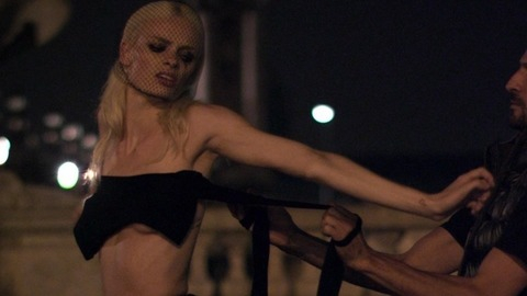 Stef van der Laan in Mademoiselle C (2013) Sexy Black Bra Blonde 735857