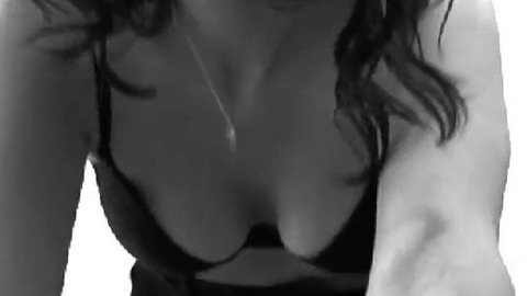 Laura McDonald in Shadowplay Sexy Underwear Black Bra Black Hair 736015