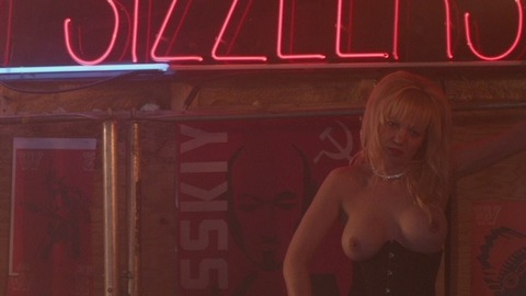 Megan Dawson in Ice Soldiers (2013) Breasts Black Corset Black Stockings 736025