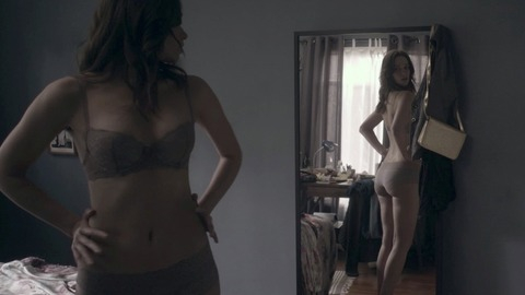 Sexiest Alex Essoe Scene in Starry Eyes. Underwear, SFW, butt peeking out. 751705