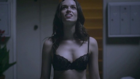 Alex Essoe in Starry Eyes (2014) Underwear Black Lace Bra Brunette 751706