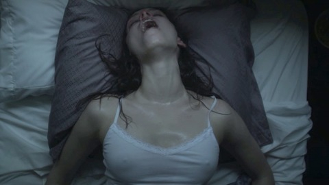 Alex Essoe in Starry Eyes (2014) Underwear Brunette Head Thrown Back 751708