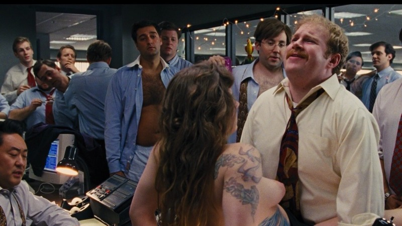 Pink Sheet Hooker from The Wolf of Wall Street Naked. Breasts, Tattoos, brunette. 736853