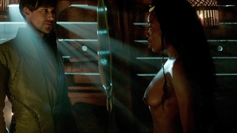 Estella Daniels Naked in Da Vinci's Demons. Breasts, Black, nude. 758647