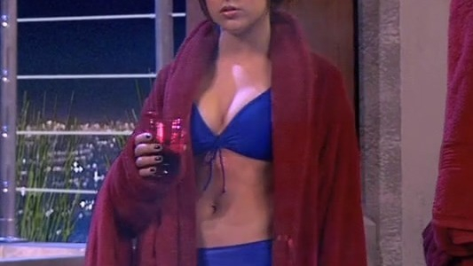 Hottest Elizabeth Gillies Scene in iCarly. Bikini, SFW, blue bikini. 737774
