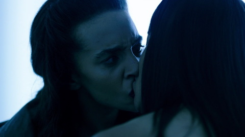 Killjoys's Sexiest Scenes with Hannah John-Kamen. Lesbian, SFW, close up. 876654