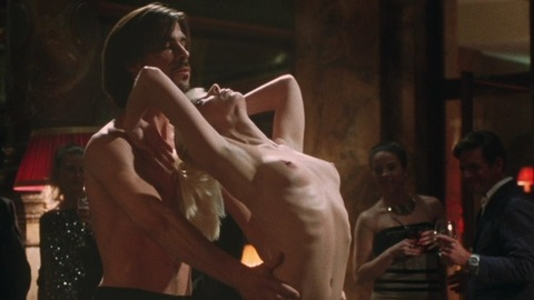 Clémence Bollet in Möbius (2013) Breasts Bush Arched Back Bleached Hair 738000