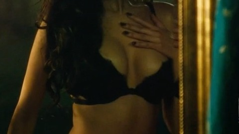 Hottest Eiza González Scene in From Dusk Till Dawn: The Series. Underwear, SFW, black bra. 772202