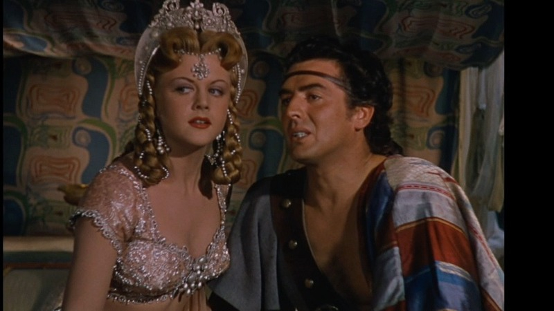 Hottest Angela Lansbury Scene in Samson and Delilah. Sexy, SFW, red lipstick. 739118