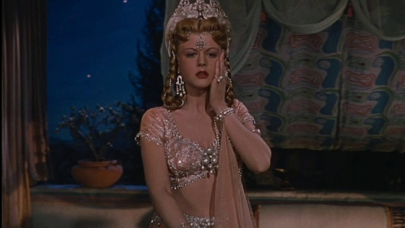 Sexiest Angela Lansbury Scene in Samson and Delilah. Sexy, SFW, red lipstick. 739123